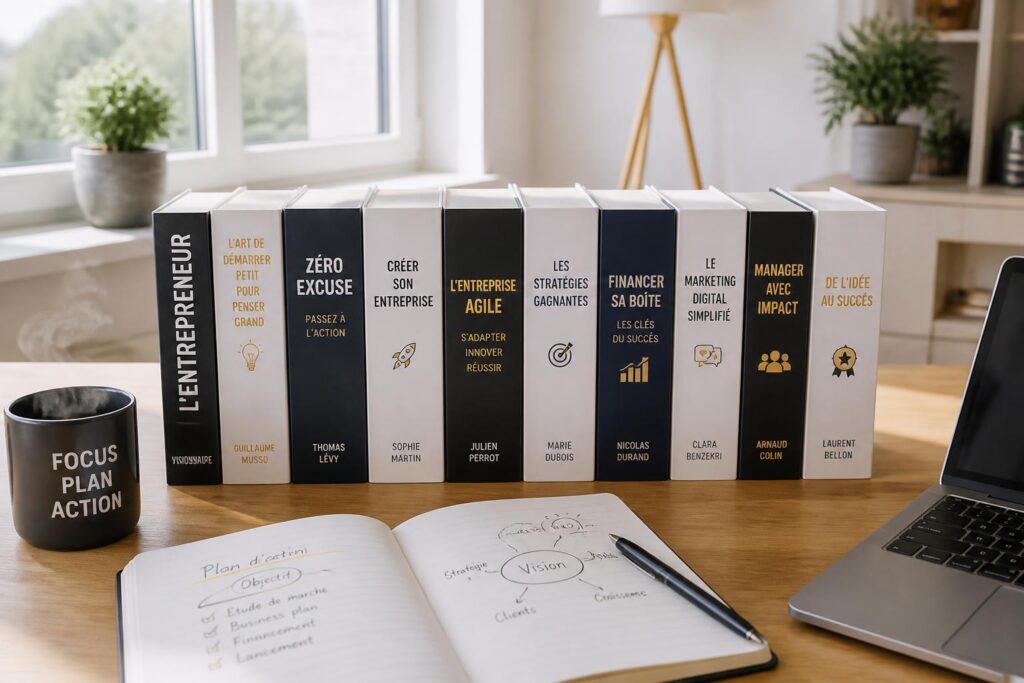 découvrez notre sélection 2026 des 10 meilleurs livres pour créer votre entreprise et réussir votre projet entrepreneurial avec des conseils pratiques et inspirants.