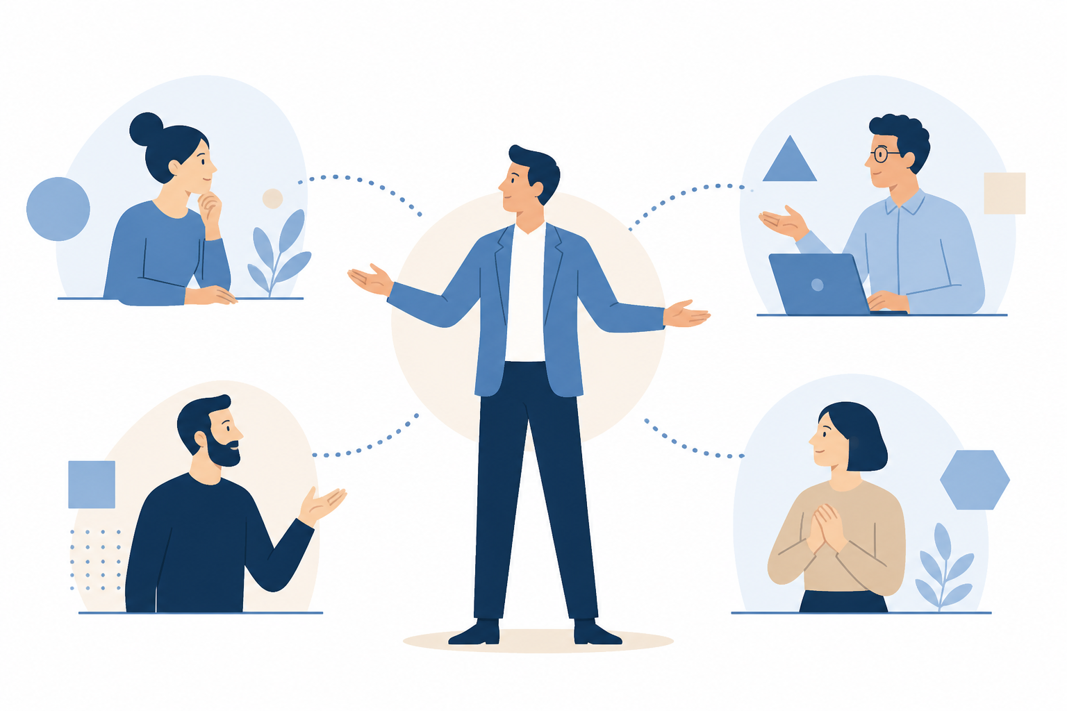 Les 4 styles de management : directif, persuasif, participatif et délégatif