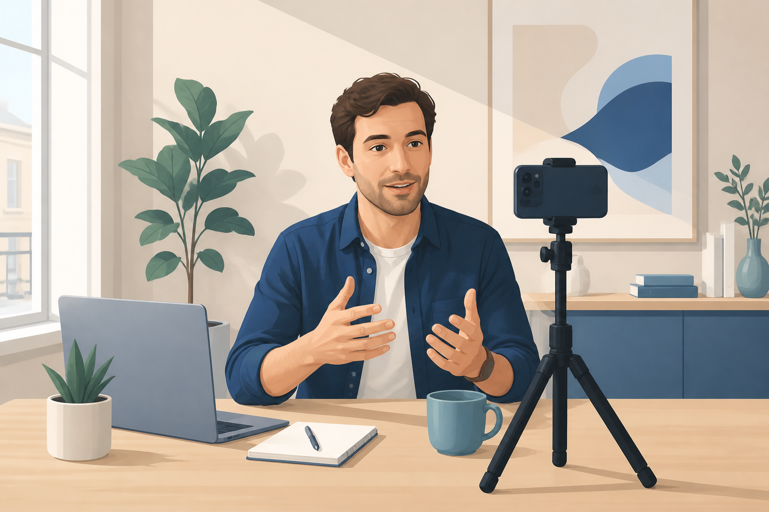 rémunération TikTok entrepreneur filmant une vidéo pour son business