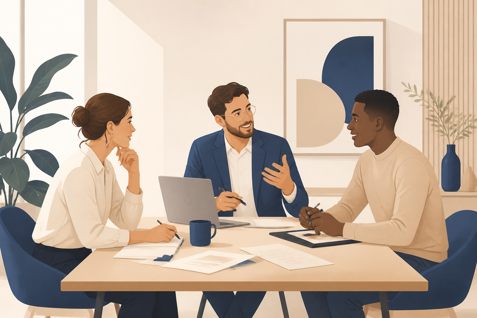 développer ses soft skills en équipe - réunion collaborative compétences comportementales