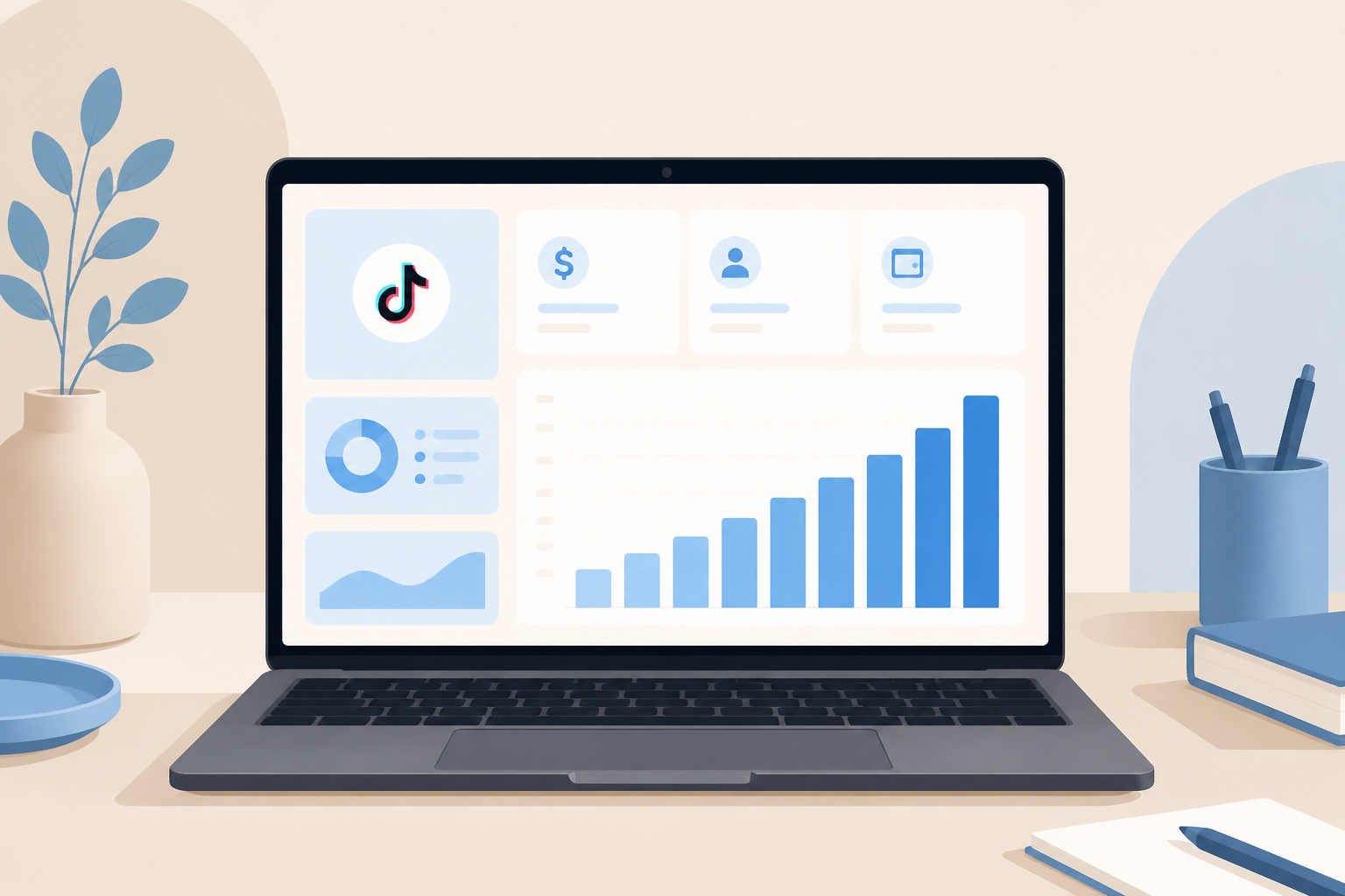 tableau de bord TikTok Studio suivi rémunération et revenus