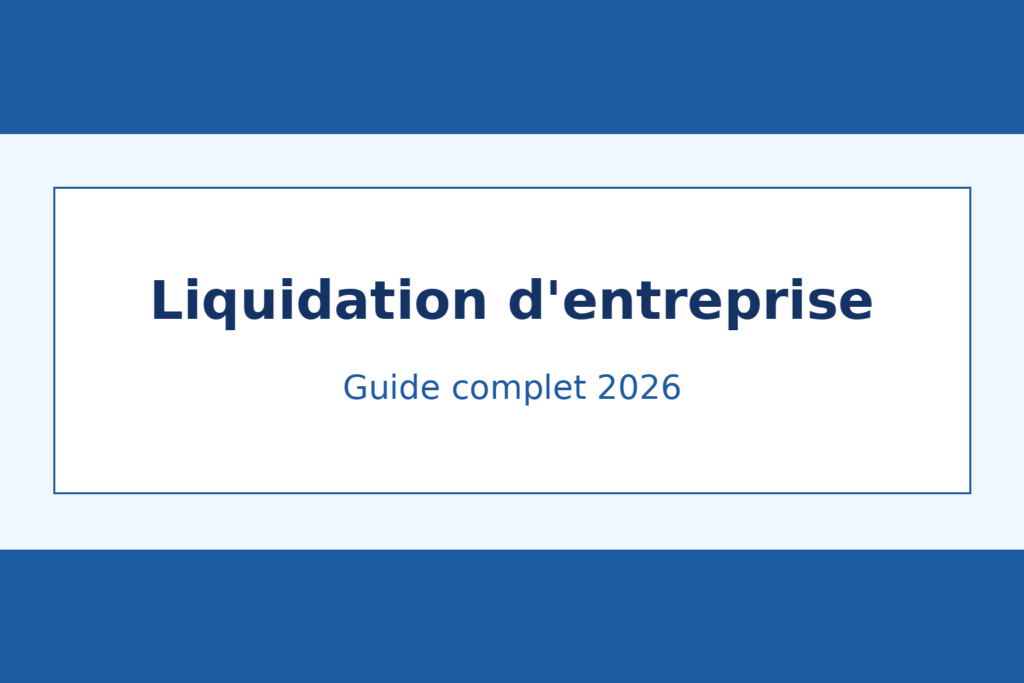 liquidation d'entreprise 2026 : dirigeant face à une procédure de fermeture judiciaire