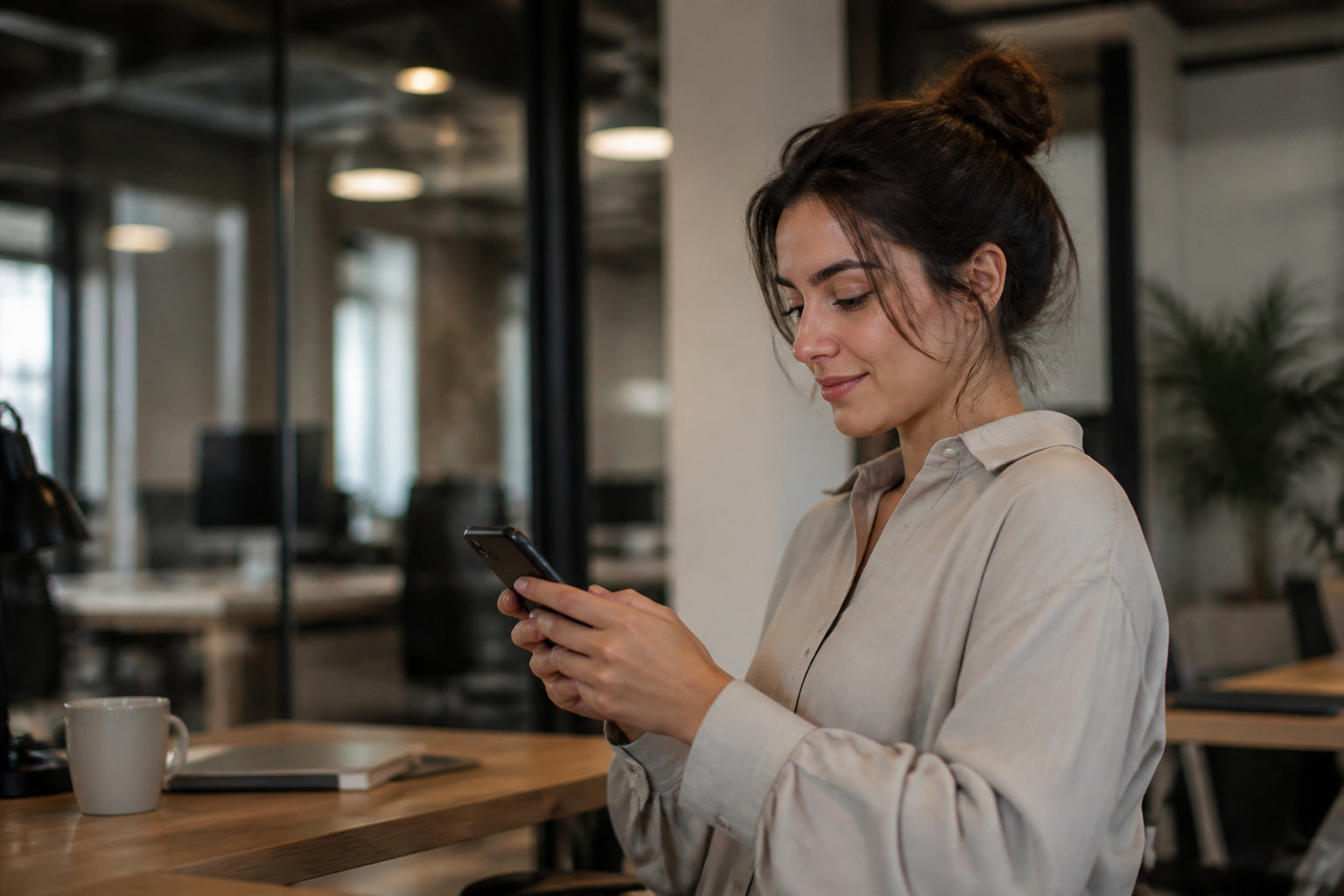 Utilisation de l'application mobile Gestime sur smartphone