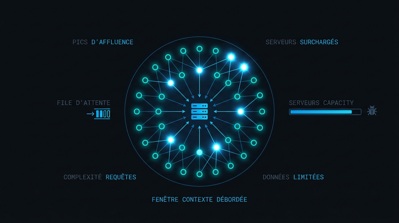 Interface de contrôle des flux et limitations des serveurs OpenAI
