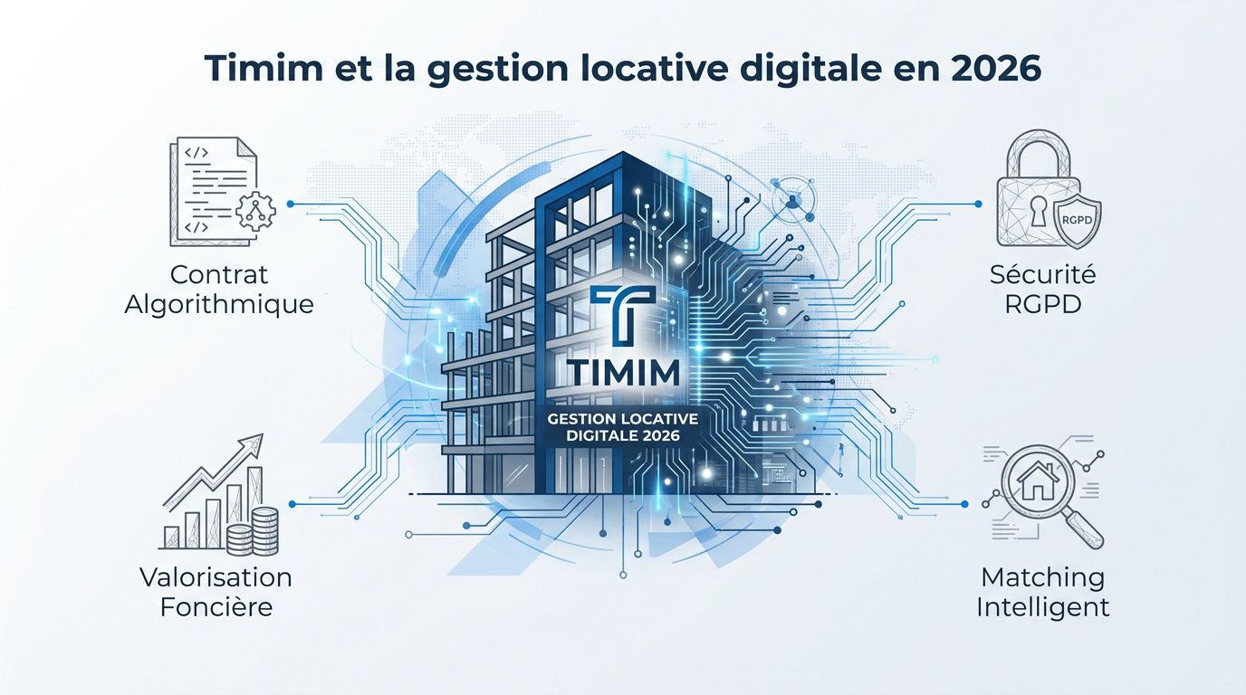 Interface logicielle Timim pour la gestion locative digitale en 2026