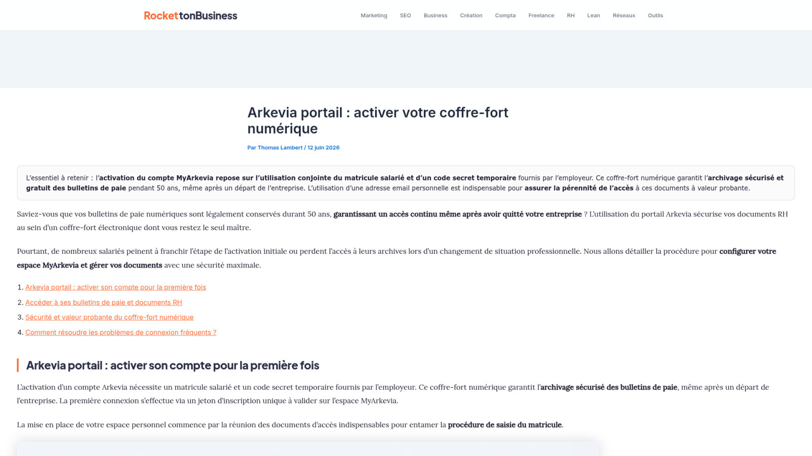 3 étapes pour créer et sécuriser votre compte utilisateur